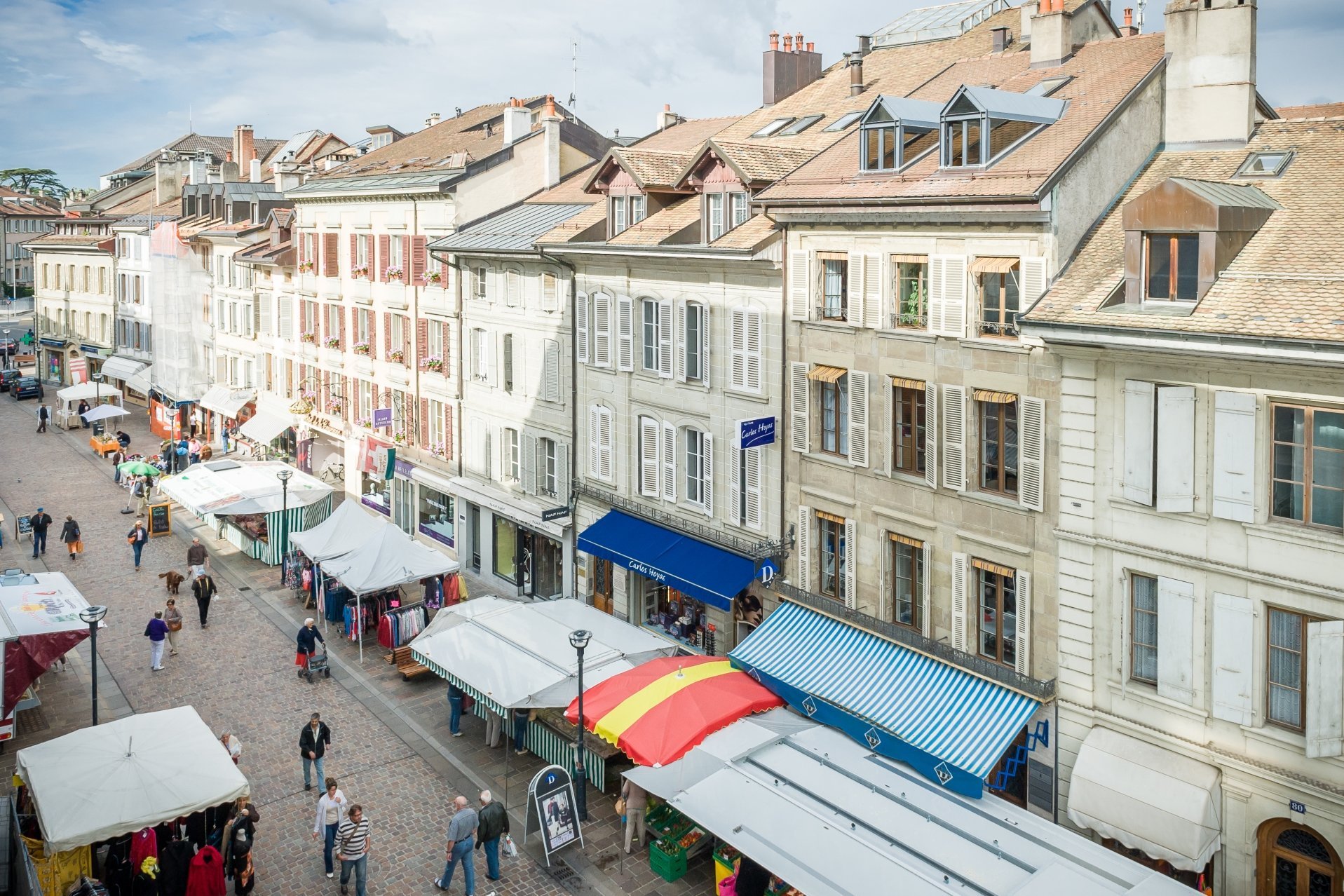 Arrivée à Morges - Suissesses et Suisses